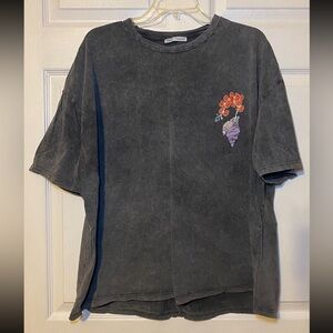 Zara Faded Surf Style Tee Size L